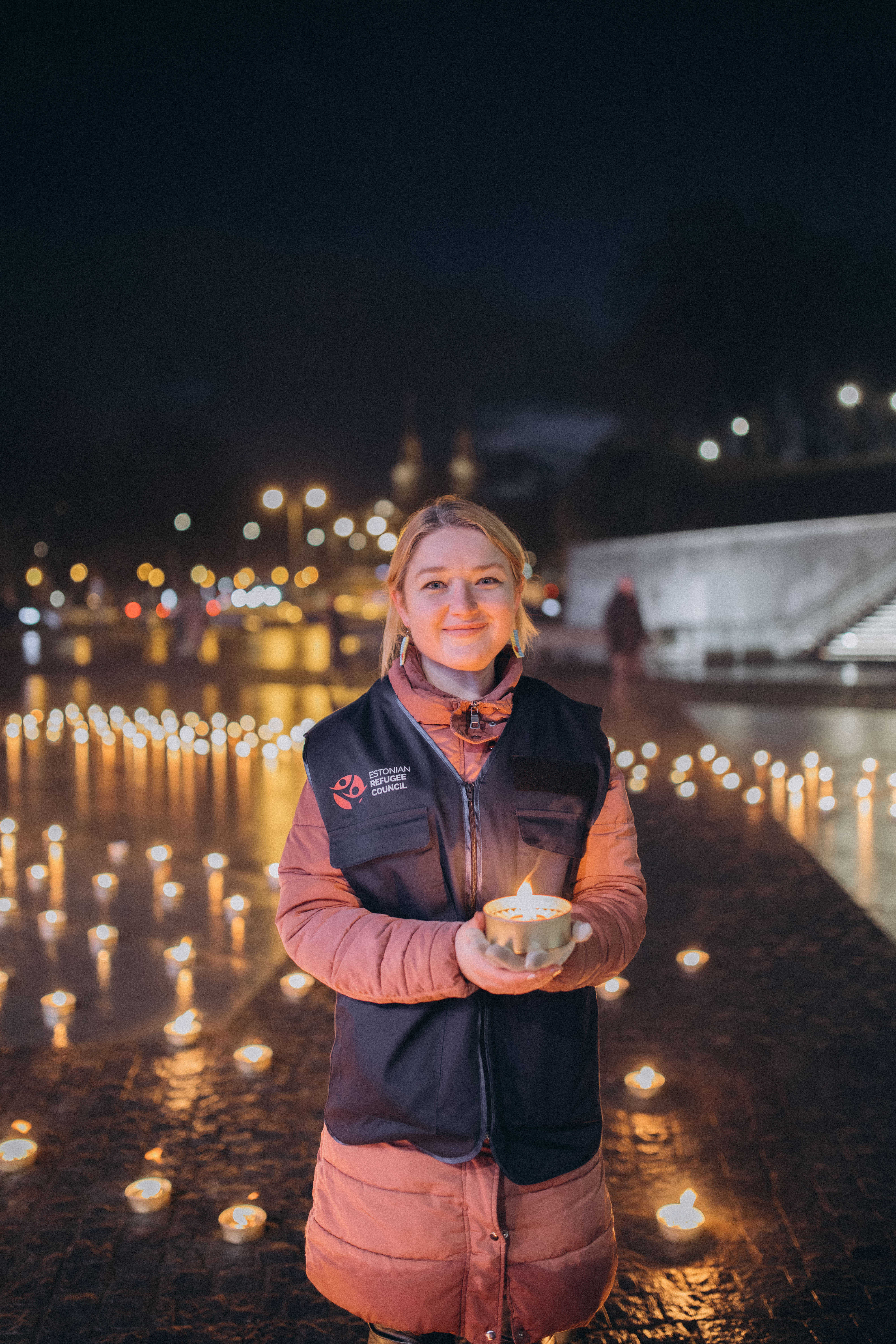 Ukraina toetusüritus Vabaduse väljakul 